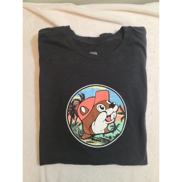 Buc-ees Tshirt Mens 2XL XXL Black Short Sleeve Crew Neck Tee Shirt VW Beetle - Picture 1 of 12